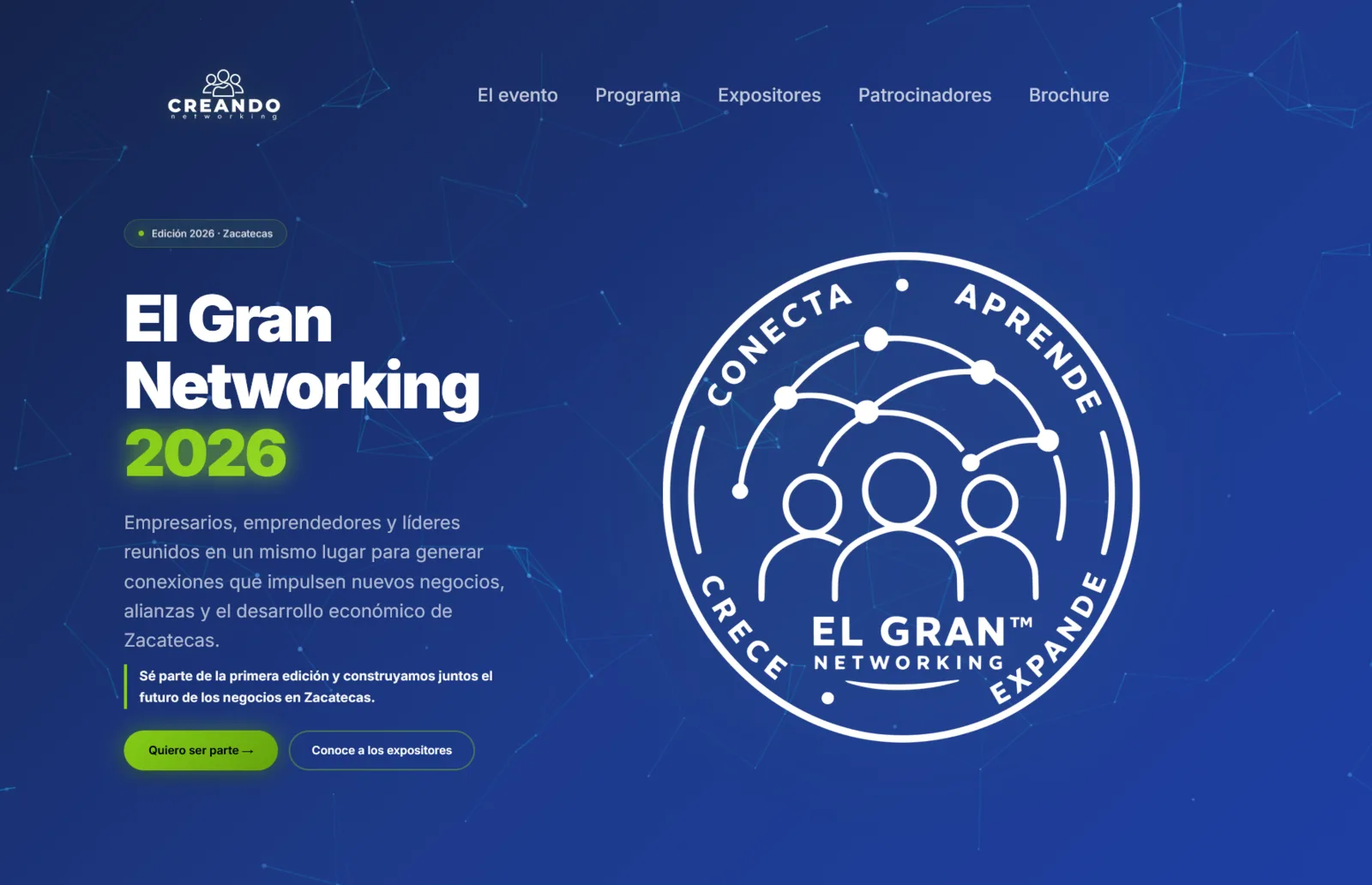 Sitio de El Gran Networking 2026